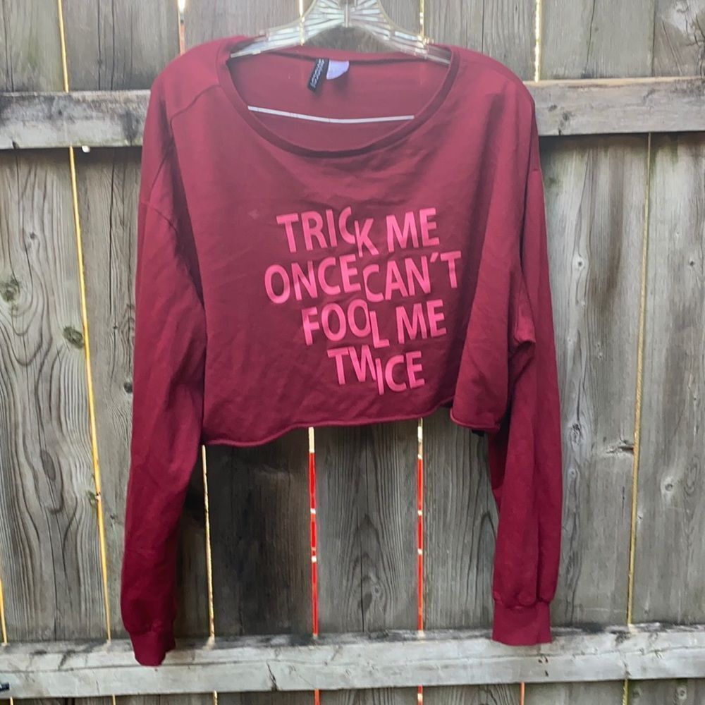 H&M crop top sz. L